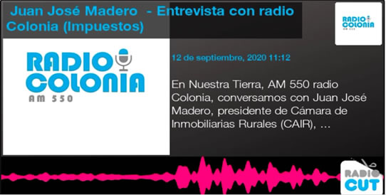 Entrevista al Presidente de CAIR, Juan José Madero, sobre el Impuesto a la Riqueza