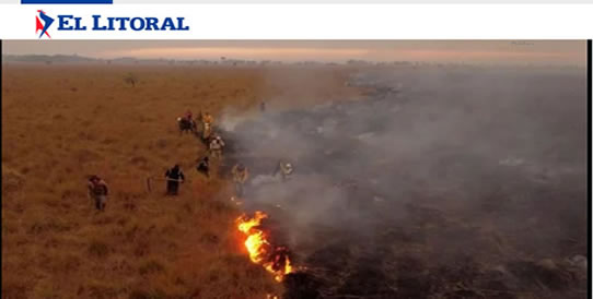 Corrientes superó el millón de hectáreas arrasadas por los incendios