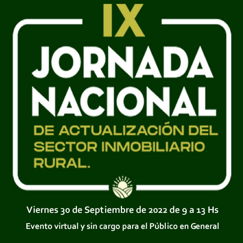 IX Jornada Nacional del Sector Inmobiliario Rural